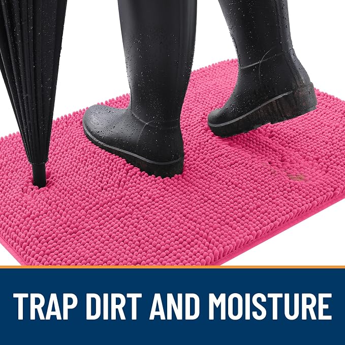OLANLY Dog Door Mat for Muddy Paws 47x24, Absorbs Moisture and Dirt, Absorbent - Image 2