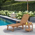 LUE BONA Lounge Chair Outdoor, HDPS Chaise Lounge Outdoor by LUEBONA