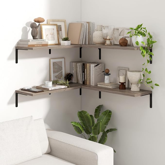 Fun Memories Deep Floating Shelves, 32W x 8D Floating Shelves Set of 2 - Image 6