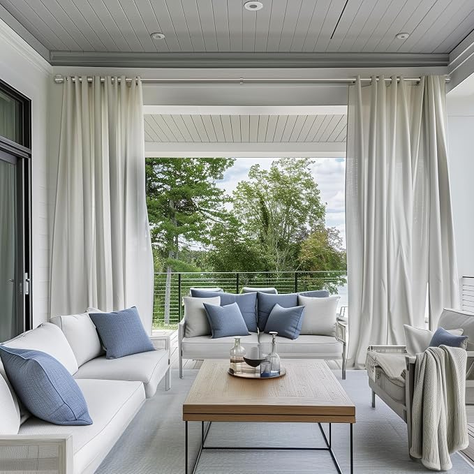 Zeerobee Curtain Rods for Windows 72 to 144, 1 Inch Industrial Wrap Around - Image 2
