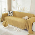 DREAMINGO Modern Minimalism Couch Cover Pets Loveseat Protector Mustard Yellow by DREAMINGO