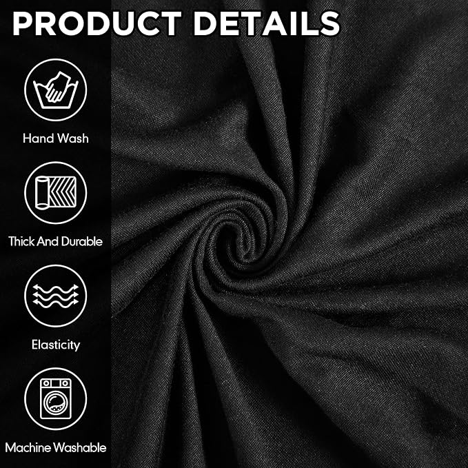 HunnmingRe Sofa Covers for 3 Cushion Couch Stretch Sofa and Loveseat Covers Set - Image 5