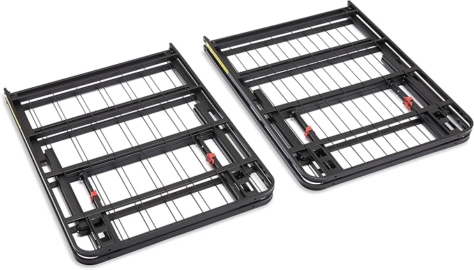 Amazon Basics Bed Frame with Storage, Foldable Metal Platform, Sturdy Steel - Image 8