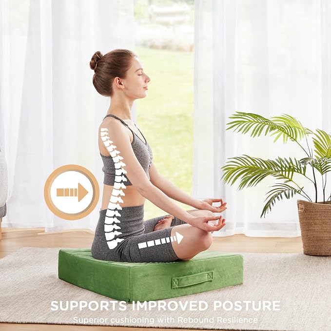 Codi Floor Cushions for Adults, Large Meditation Pillows - Image 5