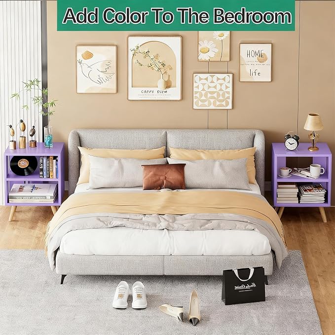 Aenuert Night Stand, Modern End Table - Image 8