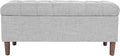 Homepop Home Decor | Tufted Ainsley Button Storage Ottoman Bench by HomePop