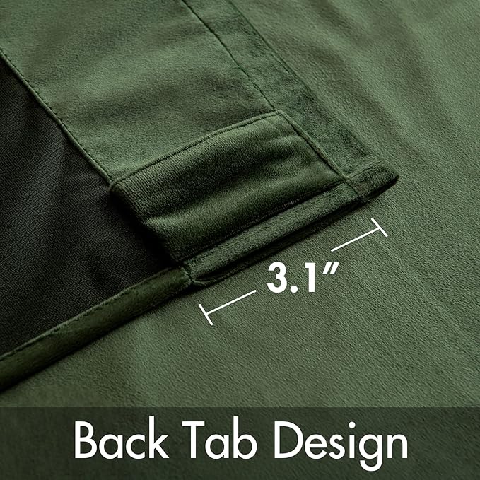 MIULEE Velvet Curtains 80 inches - Image 3