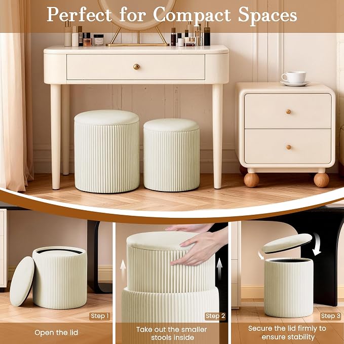 Vanity Stool Set of 2 - Image 8