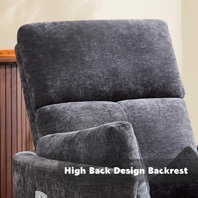 Power Recliner, Nursery Swivel Rocking Glider Chair - Image 9