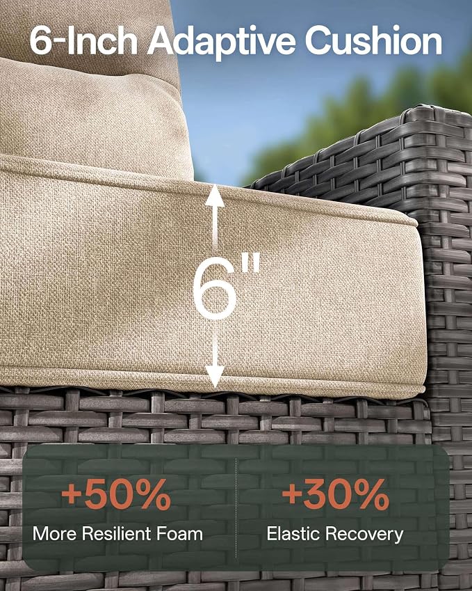Luxury 3-Piece Patio Furniture Set - Image 3
