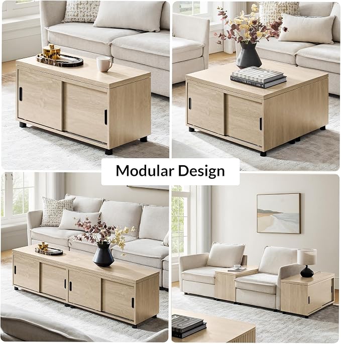 HULALA HOME Sofa Side Table - Image 3