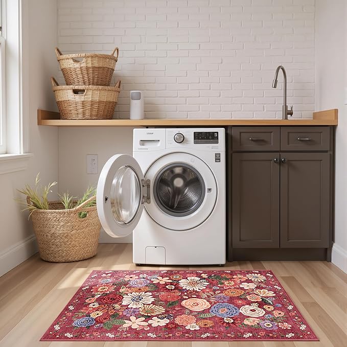 2x5 Entryway Runner Rugs, Non Slip Washable Rugs - Image 4