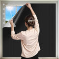 100% Blackout Curtains for Bedroom 2 Pack 118"x57" Portable Window Blinds Cover by ZUNGOUMC