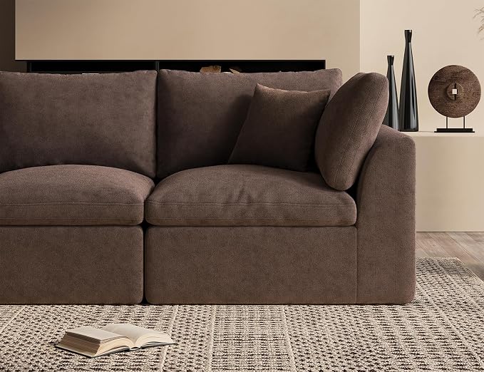 ohllob 78.9" Loveseat Sofa, Cloud Boneless Couches - Image 6