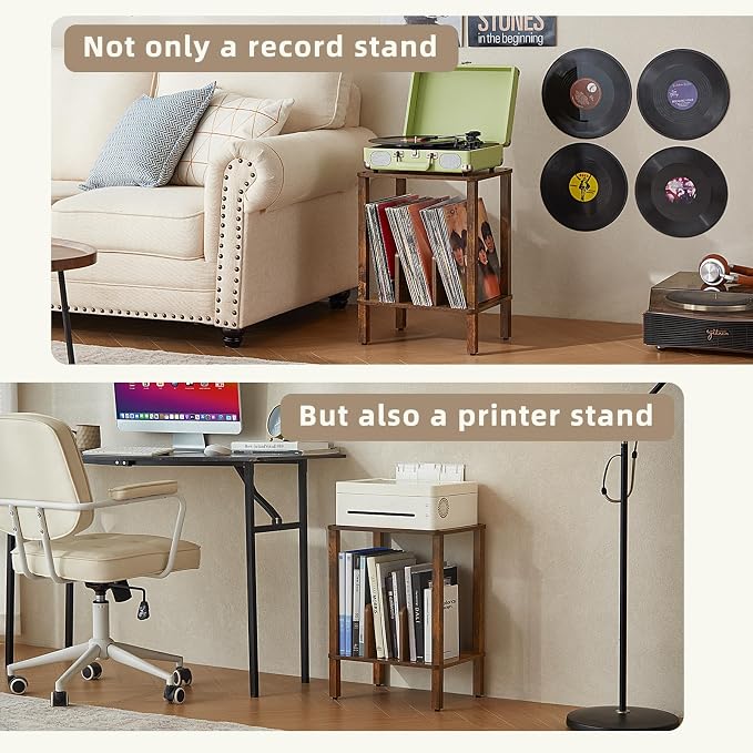 LELELINKY 2-Tier Record Player Stand - Image 6