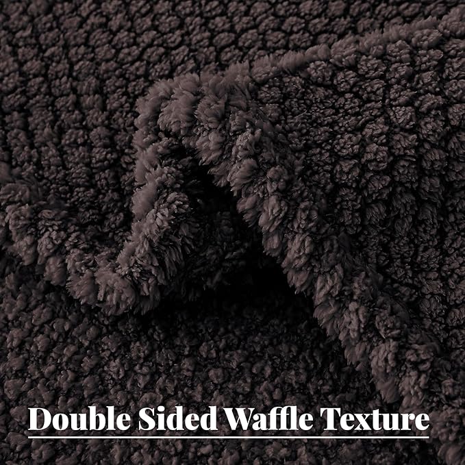 Whale Flotilla Twin Size Fuzzy Fleece Blanket, Fluffy Warm Soft Jacquard Bed - Image 5