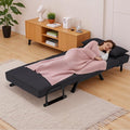Hupmad Convertible Bed Sleeper Chair, Tri-fold Upholstered Armchair Sleeper - Image 2