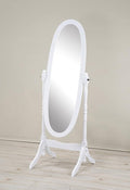 Roundhill Furniture Traditional Queen Anna Style Wood Floor Cheval Mirror by RoundhillFurniture