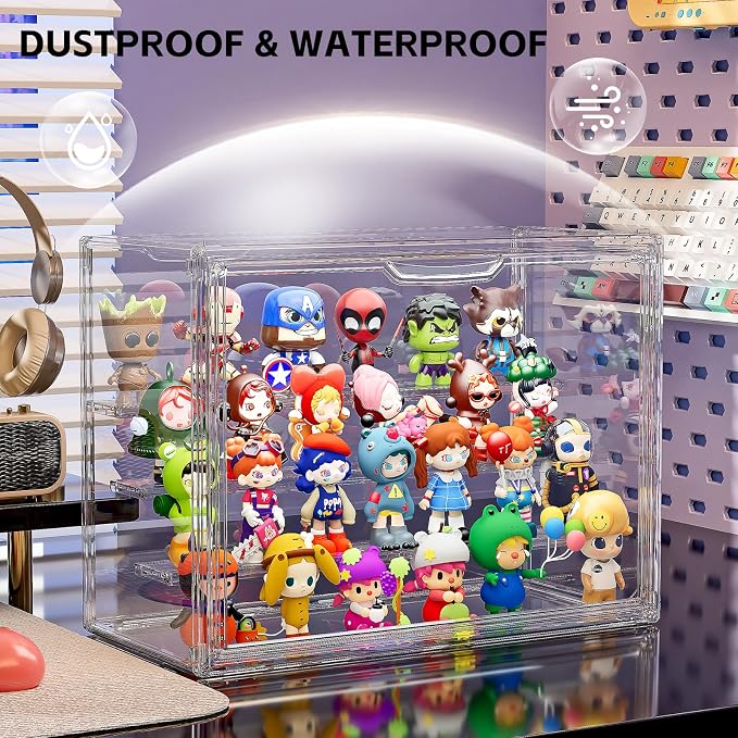 Clear Acrylic Display Case for Collectibles 4 Layer Hobby Figure Display Case - Image 5