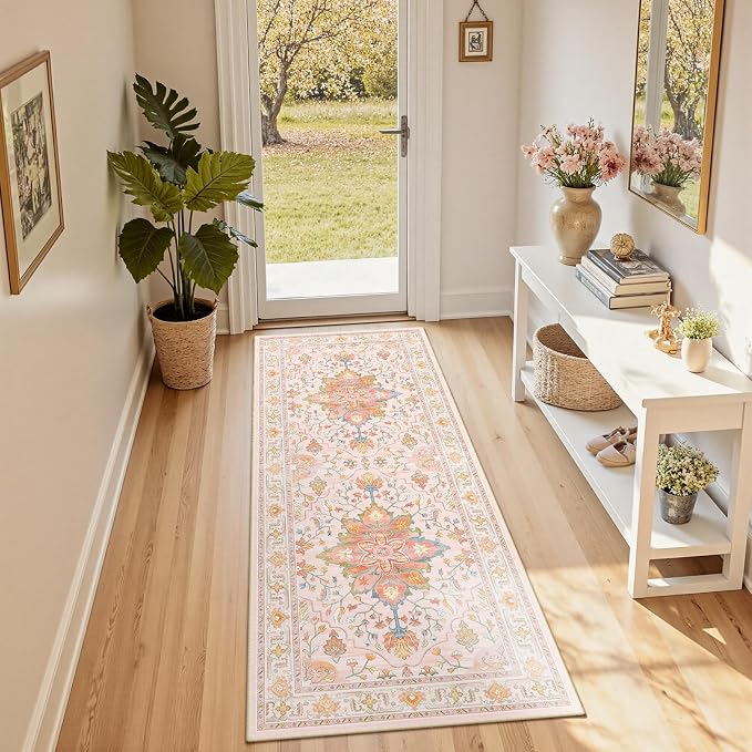 RELEANY Area Rugs 2'x5' Runner Rug Non Slip Washable by RELEANY