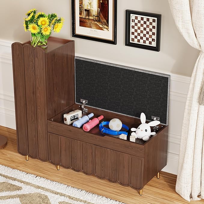 3More Shoe Organizer Cabinet, Entryway Bench - Image 3