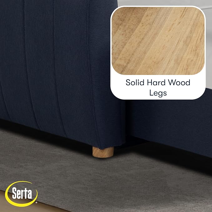 Serta® Galway 66.5" Full-Size Convertible Pop-up Sofa, Dream Coil® Comfort - Image 7
