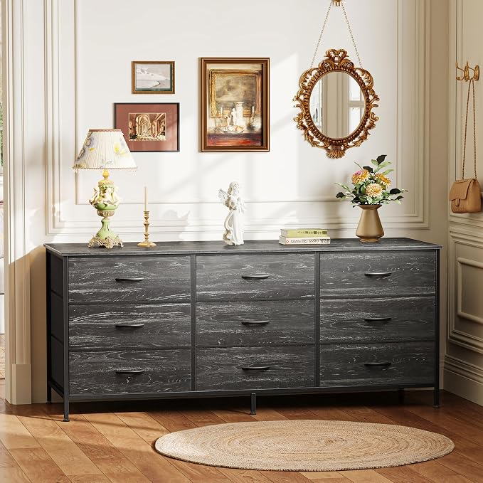 Huuger Long Dresser for Bedroom, 55 Inch TV Stand for 55, 60 Inch TV, - Image 5
