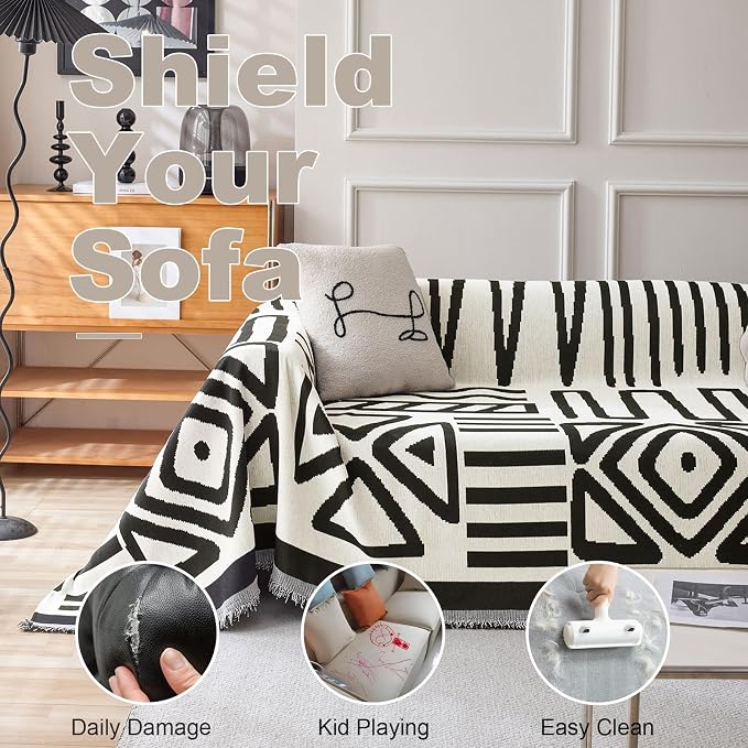 VClife Bohemian Couch Cover, Pet Furniture Protector - Image 6
