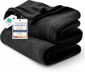 Bedsure GentleSoft Fleece Bed Blankets Full Size Black by BEDSURE
