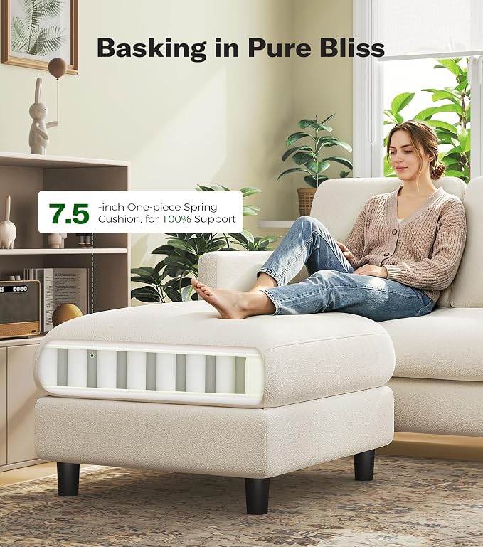 Welzona Loveseat, Comfy Teddy Love Seat - Image 3