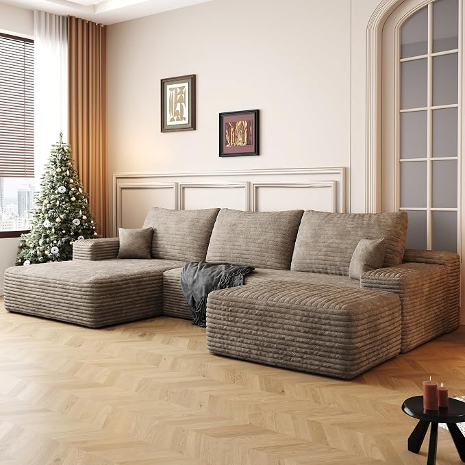 108" Sectional Couches for Living Room Cloud Couch Sofa - Image 6