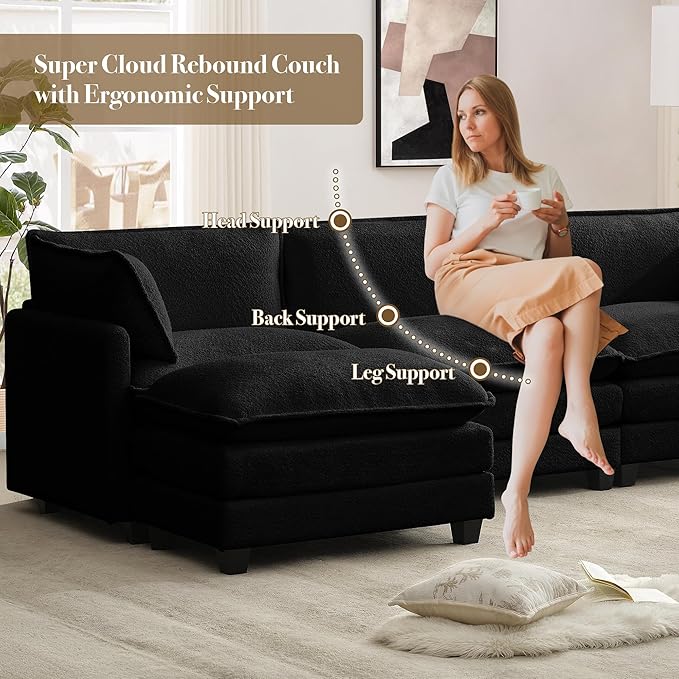 ROWHY 112'' Modular Sectional Cloud Couch - Image 3