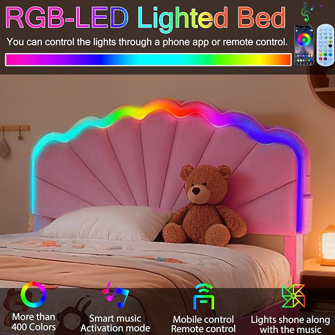 Queen Upholstered Children’s Bed - Image 9