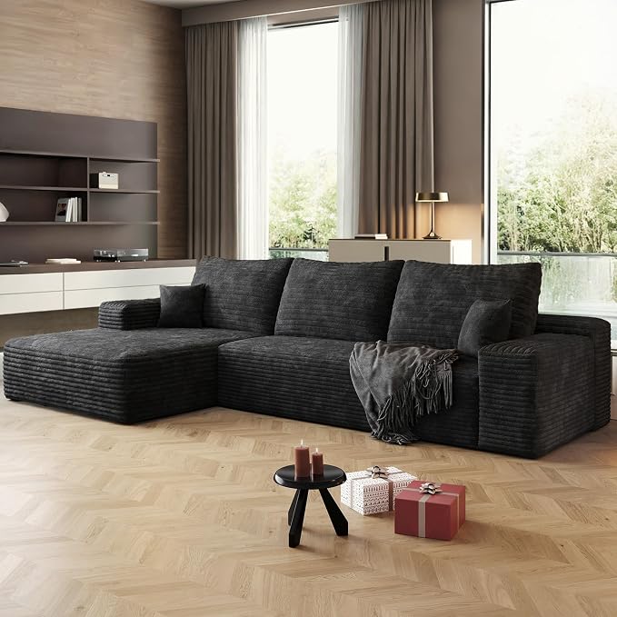 108" Sectional Couches for Living Room Cloud Couch Sofa by AWarmHomeForYou