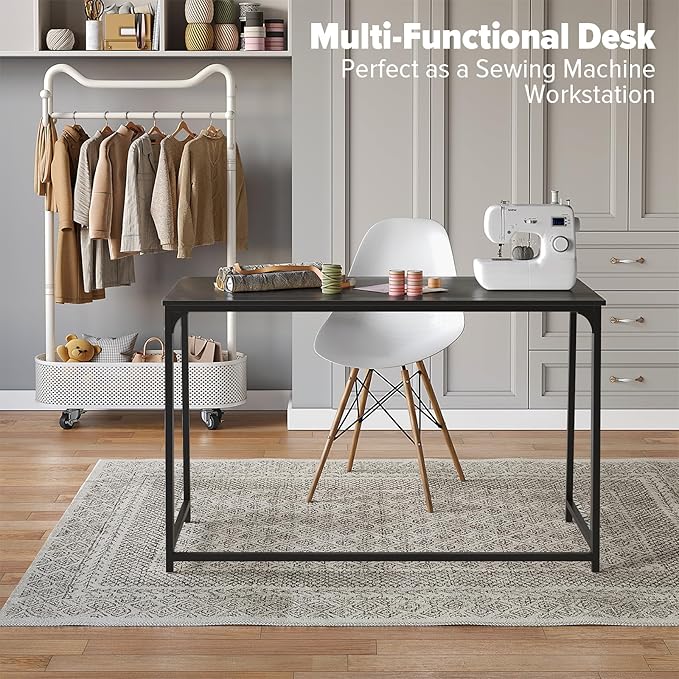 WOHOMO Folding Desk, 47.2" Foldable Computer Desk - Image 6
