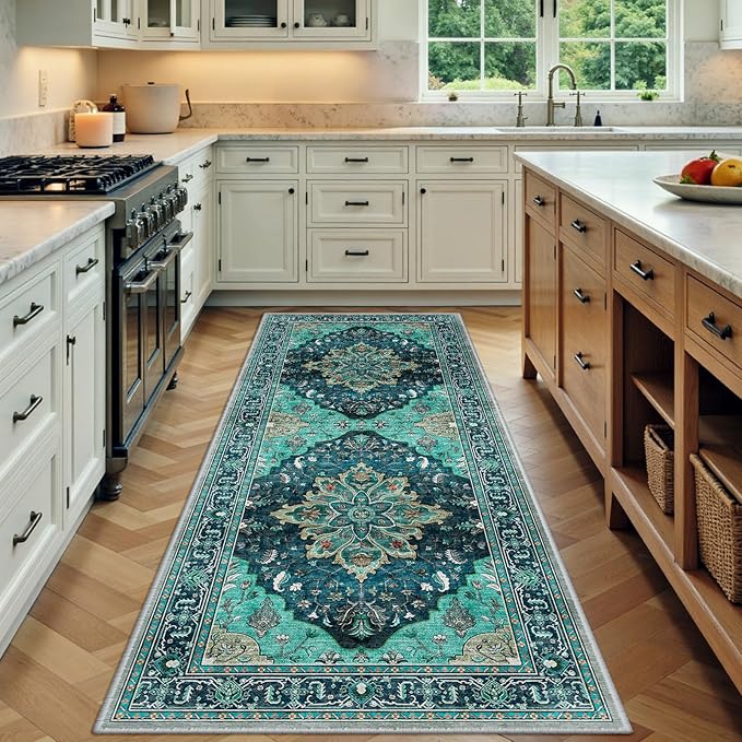 RELEANY Area Rugs 3'x6' Runner Rug Non Slip Washable by RELEANY