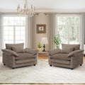 Modern Oversized Accent Chairs Set of 2, Chenille Cloud Sofa Chair by choairy