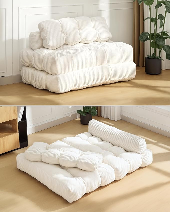 Folding Sofa Bed, Convertible Folding Out Sofa Bed by Unknown