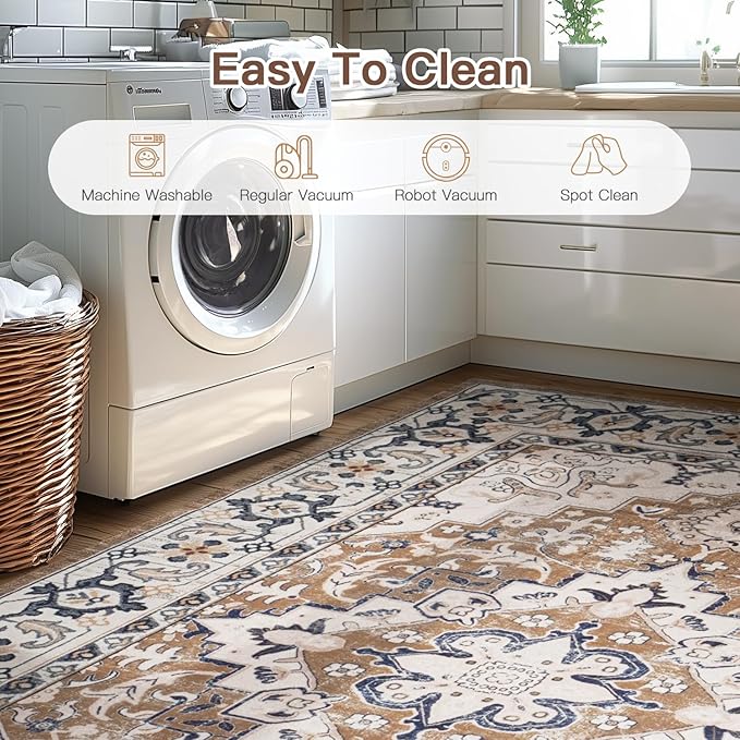 Lofus 9x12 Area Rugs for Living Room, Washable Area Rug, Rugs for Bedroom - Image 5