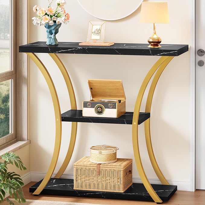 Hoctieon 3 Tier Console Table by Hoctieon
