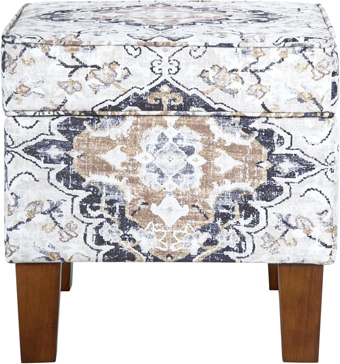 Homepop Home Decor |K7646-A862 | Upholstered Modern Rectangular Storage Ottoman - Image 11
