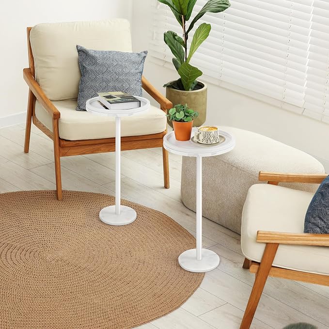 smusei 2 Pack Small Drink Table - Image 3