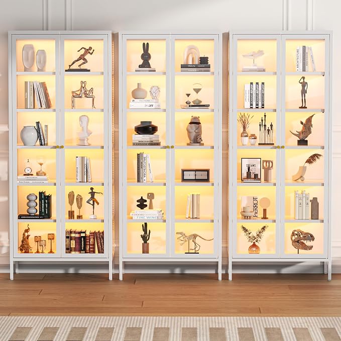 6-Tier Glass Display Cabinet - Image 6