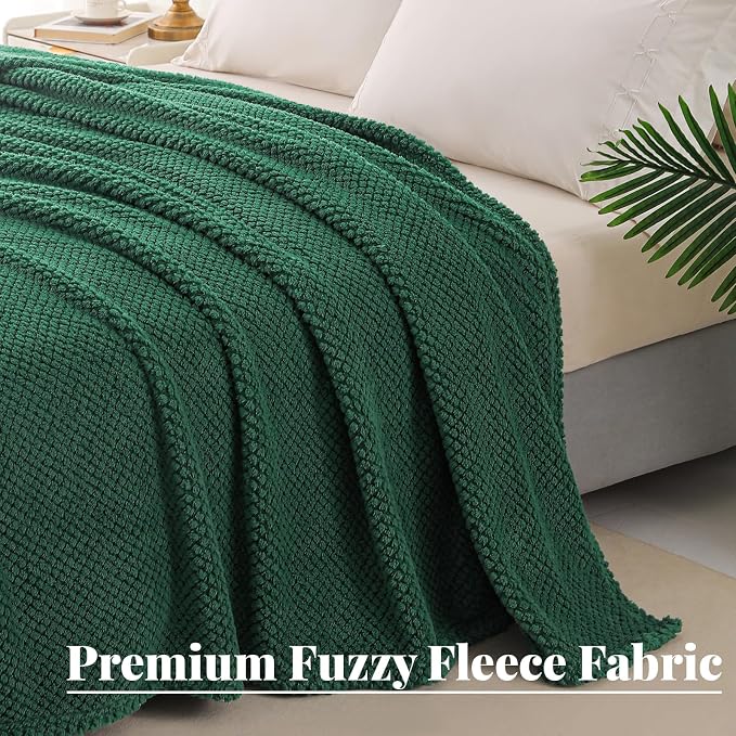 Whale Flotilla Queen Size Fuzzy Fleece Blanket - Image 5