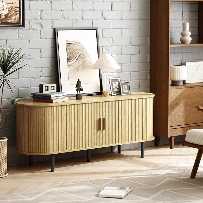 ONBRILL 55" TV Stand with Power Outlet - Image 8