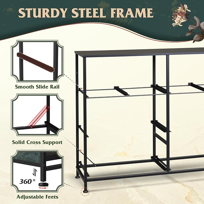 WLIVE Dresser for Bedroom with 8 Drawers, Wide Fabric Dresser for Storage and - Image 7