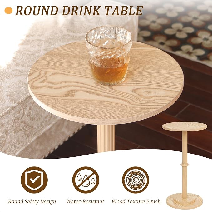 MaxSmeo Drink Table, Small Side Table - Image 8