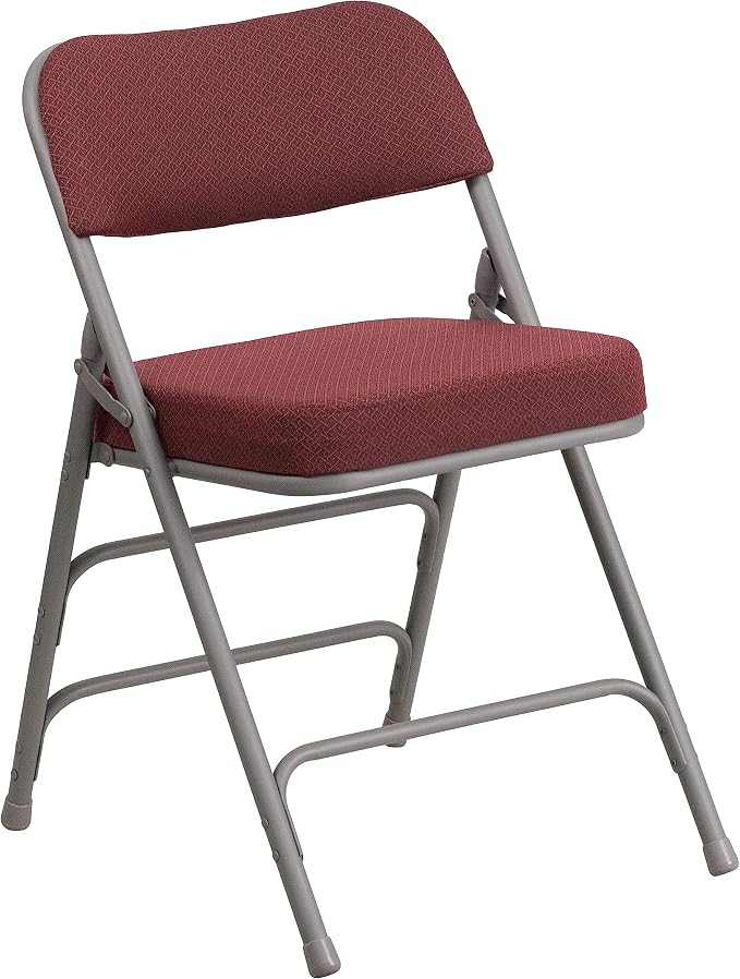 Flash Furniture HERCULES Series Premium Curved Triple Braced & Double Hinged by FlashFurniture