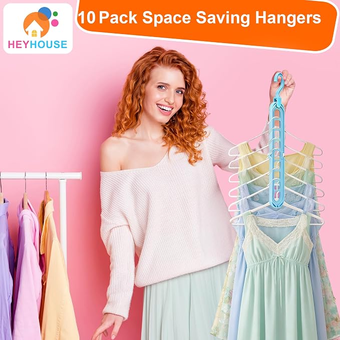 HEYHOUSE Closet Organizers and Storage, College Dorm Room Essentials - Image 9