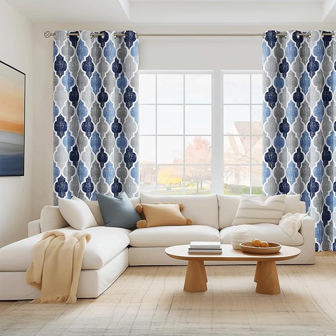 Beauoop 100% Blackout Curtains 96 Inches Long 2 Panels - Image 6
